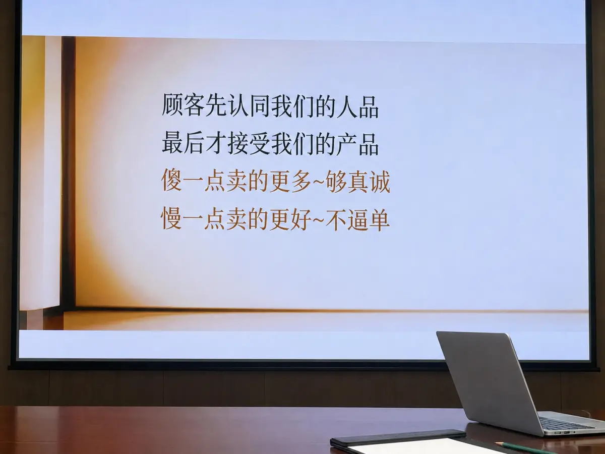 销售与服务学习现场关于信任与产品的课件