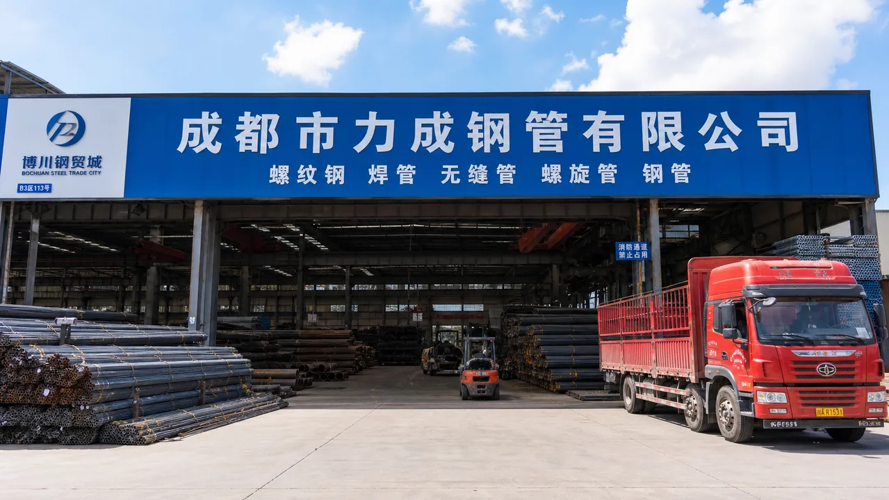 成都市力成钢管有限公司AI门头图