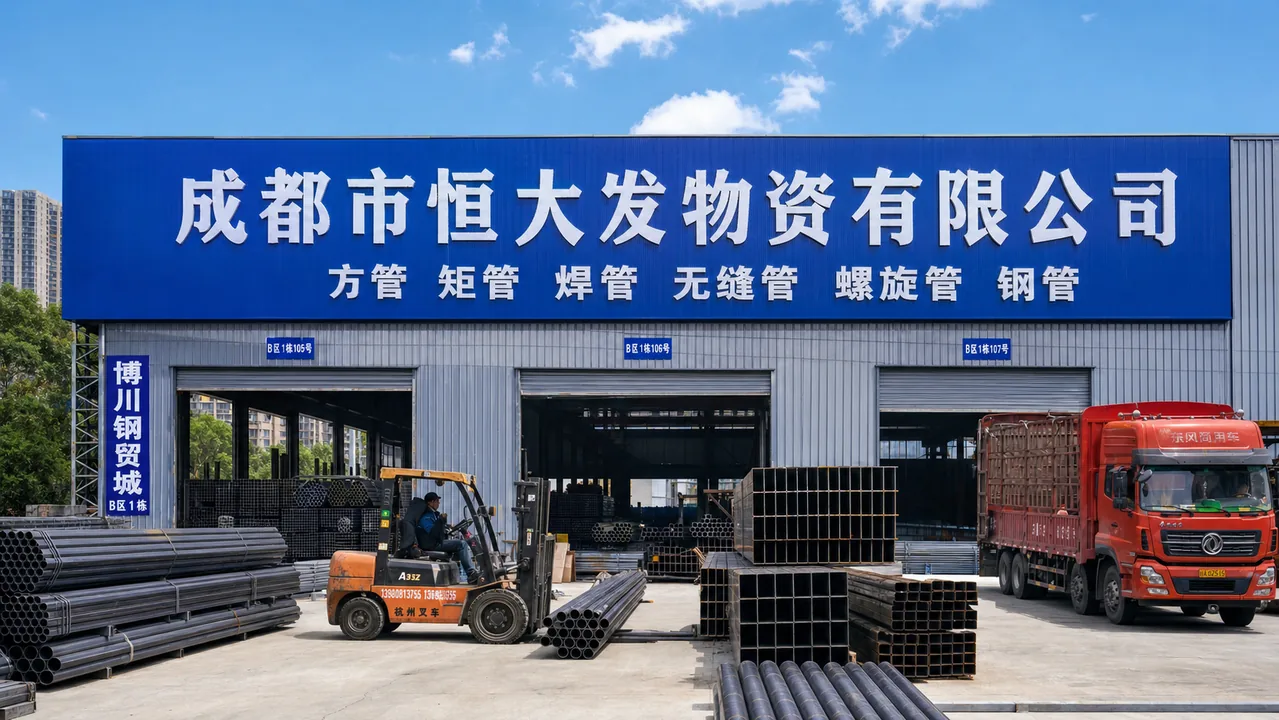 成都市恒大发物资有限公司AI门头图
