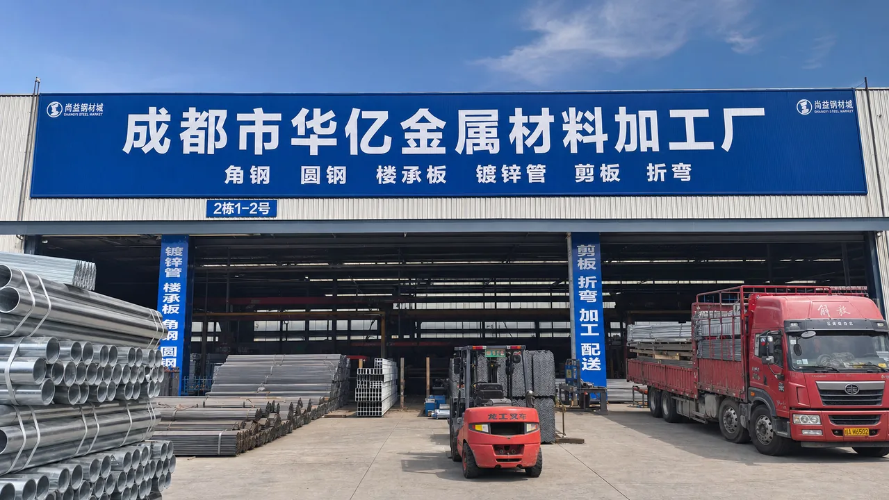 成都市华亿金属材料加工厂AI门头图