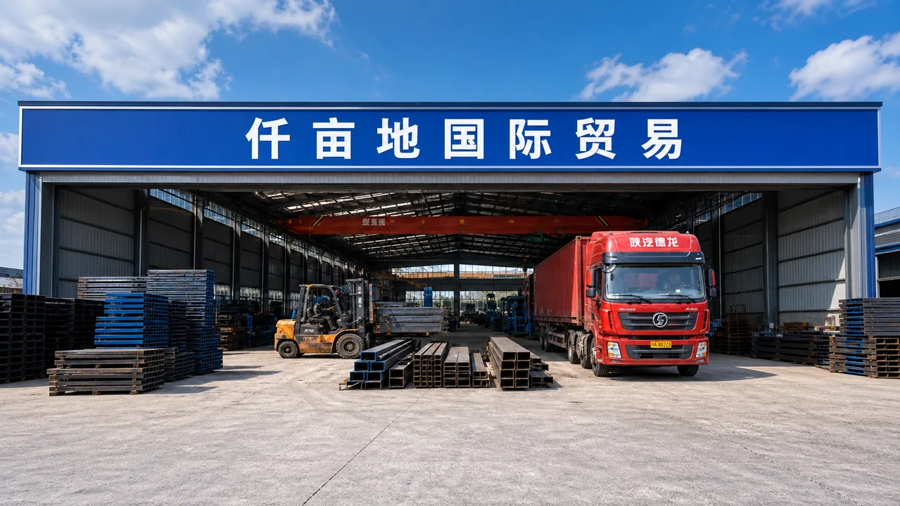 仟亩地国际贸易AI辅助门头示意图