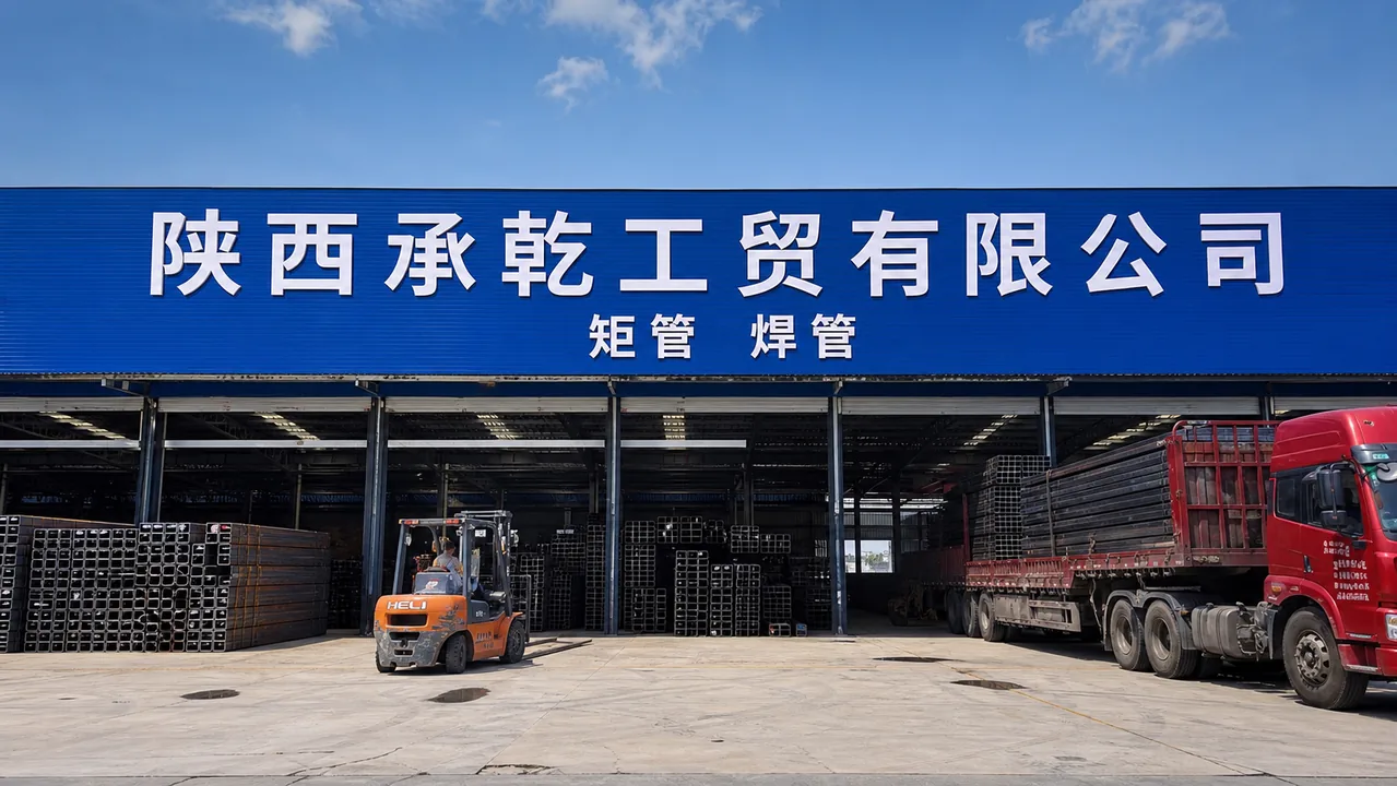 陕西承乾工贸有限公司AI辅助门头示意图