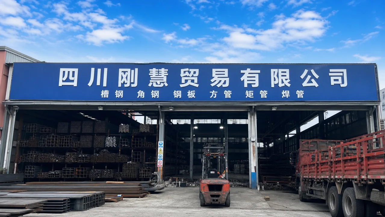 四川刚慧贸易有限公司AI辅助门头示意图