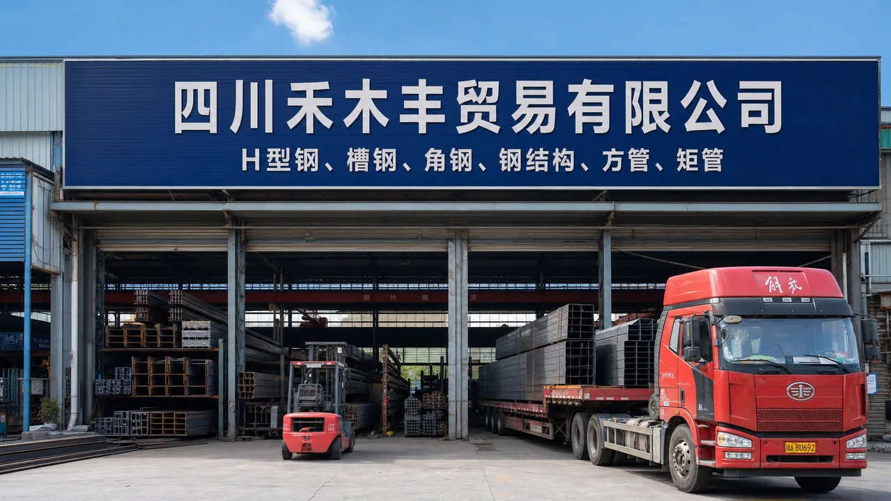 四川禾木丰贸易有限公司AI辅助门头示意图