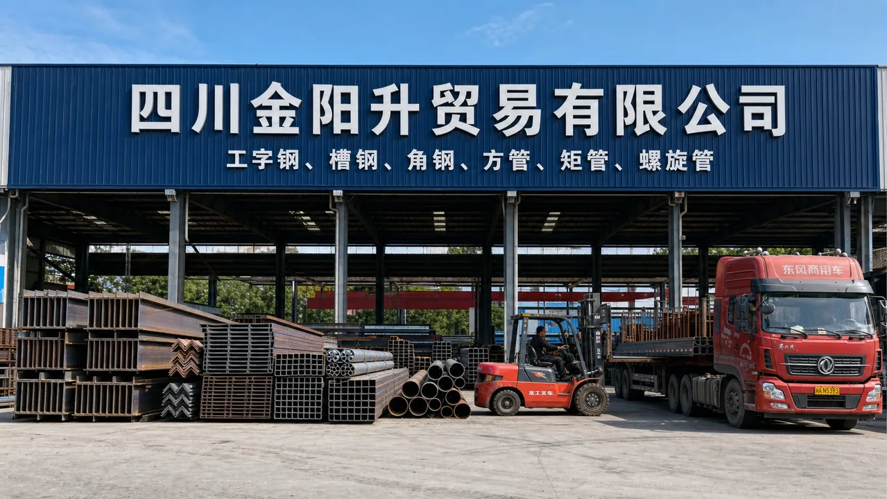 四川金阳升贸易有限公司AI辅助门头示意图