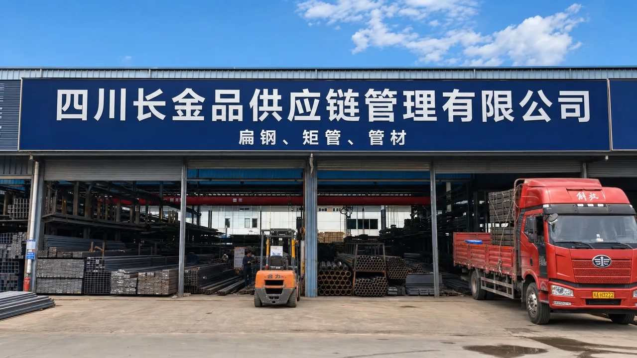 四川长金品供应链管理有限公司AI辅助门头示意图