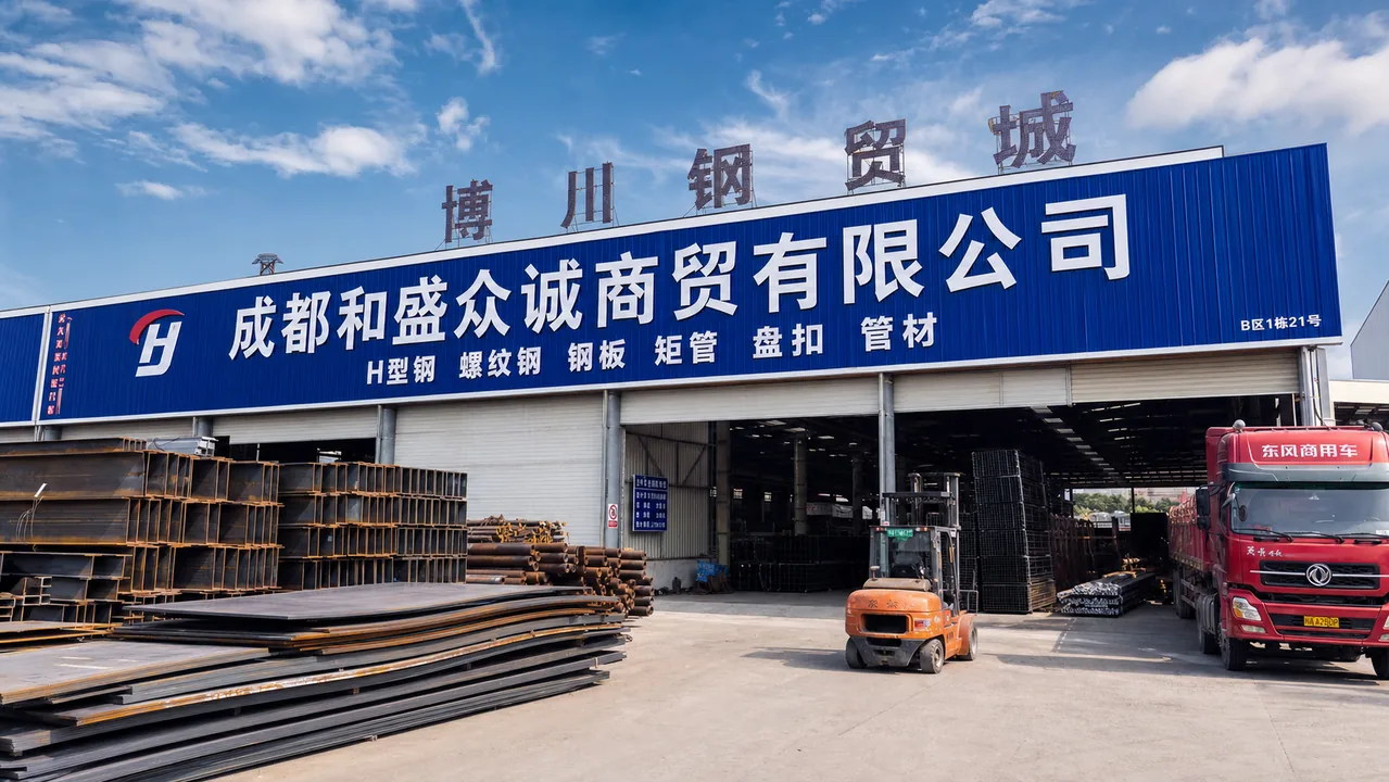 成都和盛众诚商贸有限公司AI辅助门头示意图