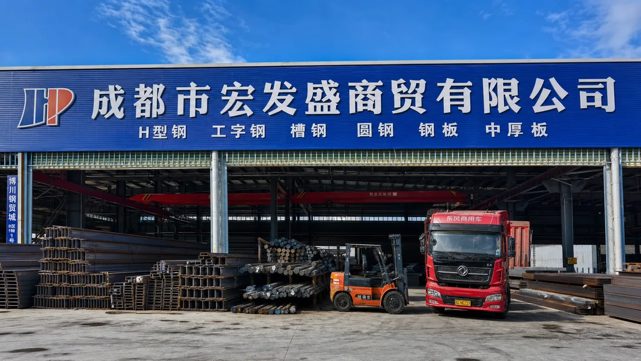 成都市宏发盛商贸有限公司AI辅助门头示意图