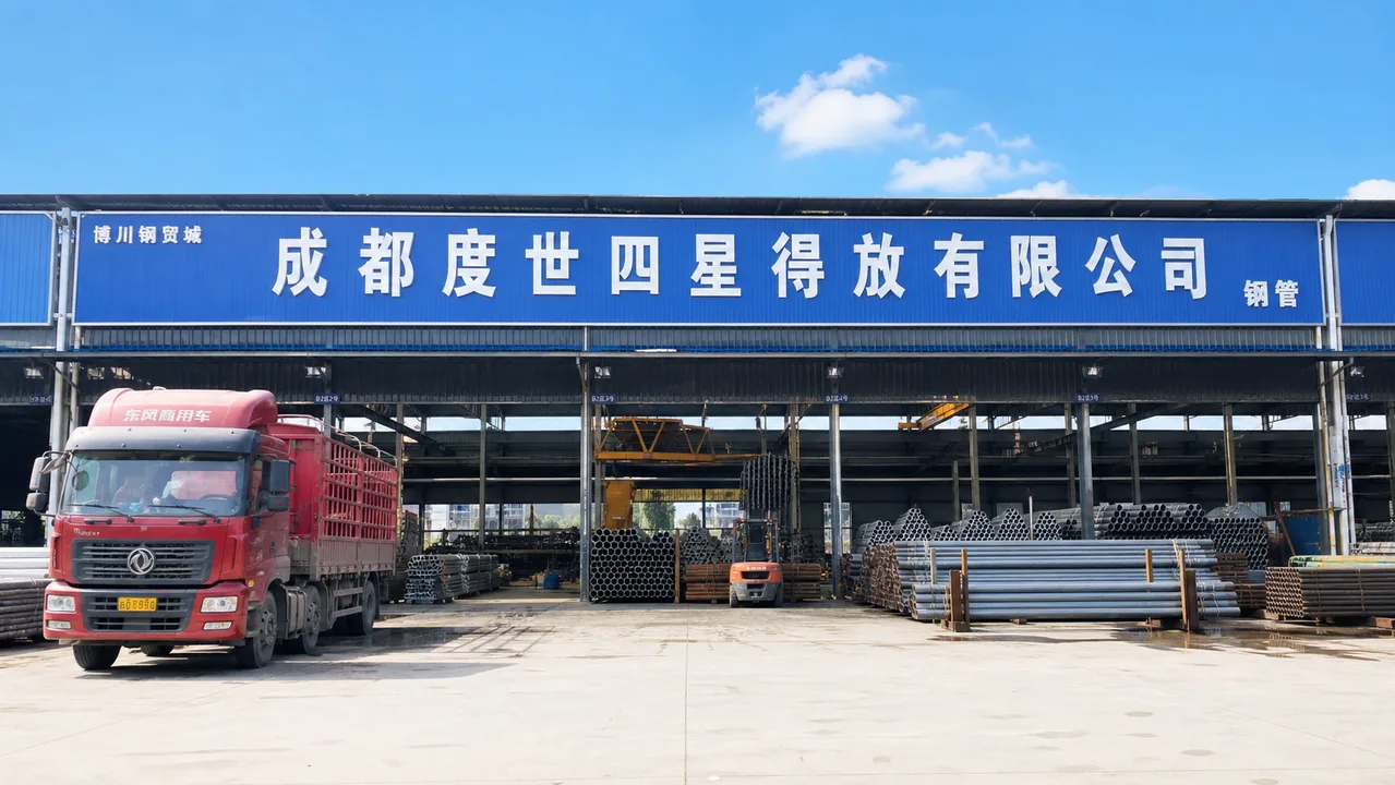 成都度世四星得放有限公司AI辅助门头示意图