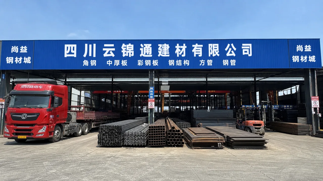 四川云锦通建材有限公司AI辅助门头示意图