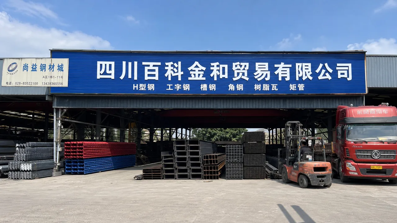 四川百科金和贸易有限公司AI辅助门头示意图