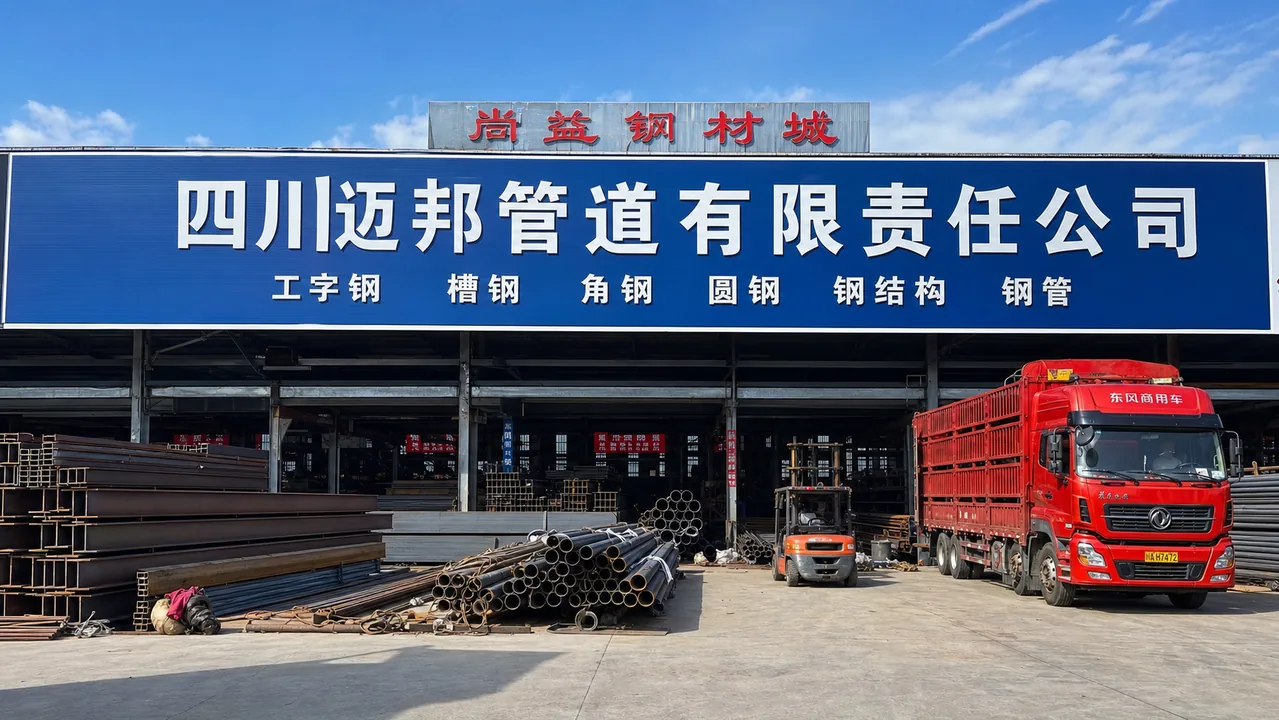 四川迈邦管道有限责任公司AI辅助门头示意图
