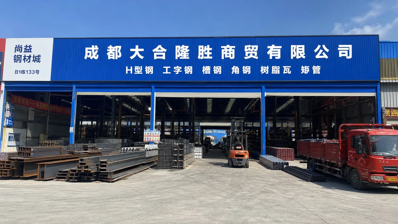 成都大合隆胜商贸有限公司AI辅助门头示意图