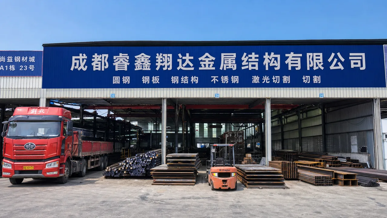 成都睿鑫翔达金属结构有限公司AI辅助门头示意图