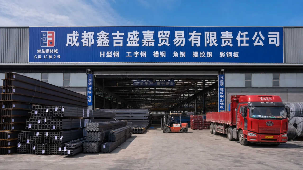 成都鑫吉盛嘉贸易有限责任公司AI辅助门头示意图