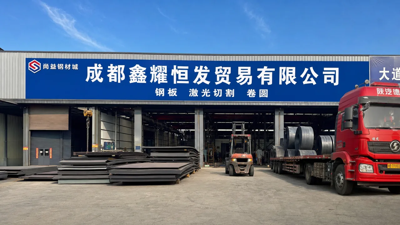 成都鑫耀恒发贸易有限公司AI辅助门头示意图