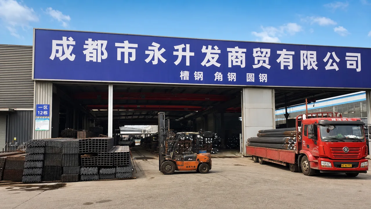 成都市永升发商贸有限公司AI辅助门头示意图