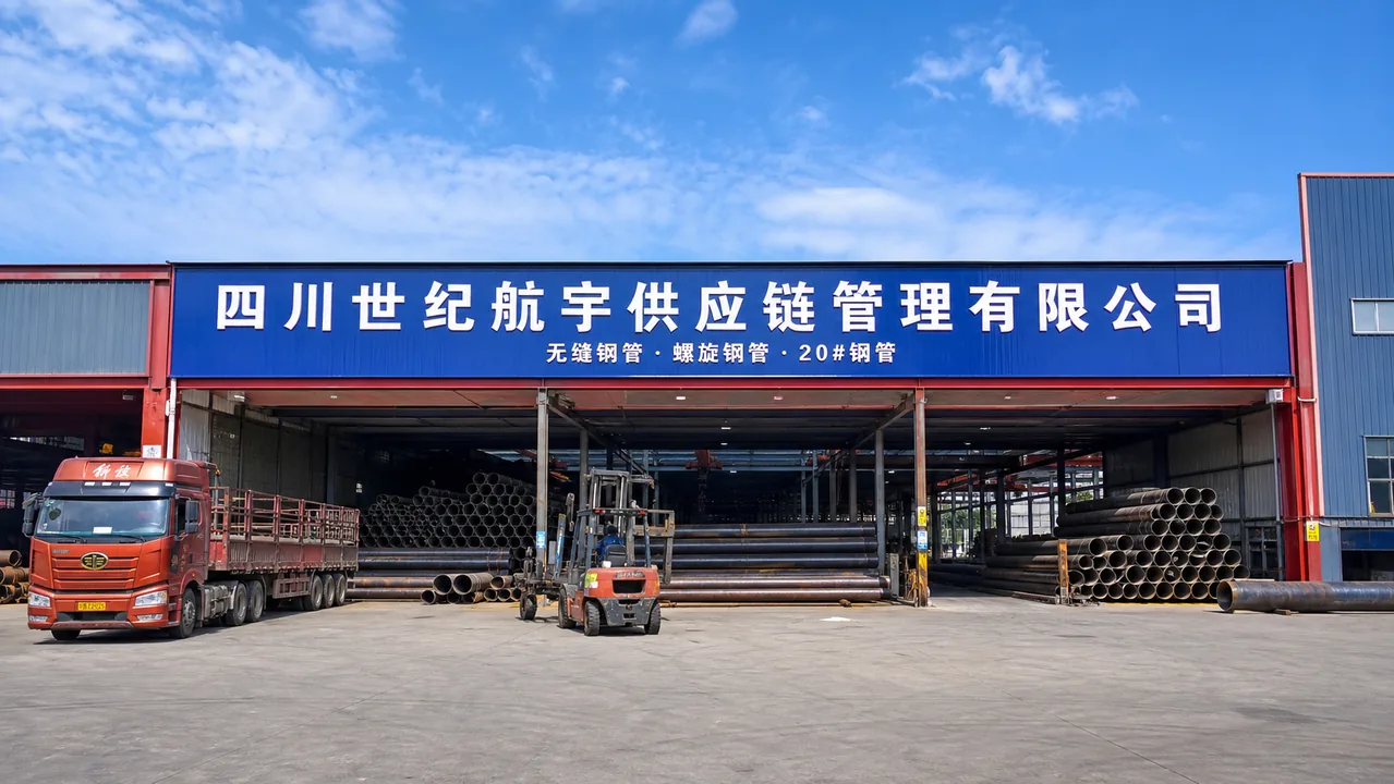 四川世纪航宇供应链管理有限公司AI辅助门头示意图