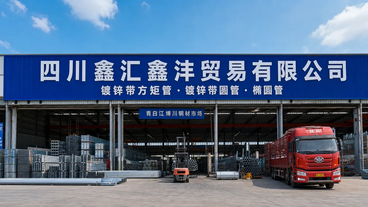 四川鑫汇鑫沣贸易有限公司AI辅助门头示意图