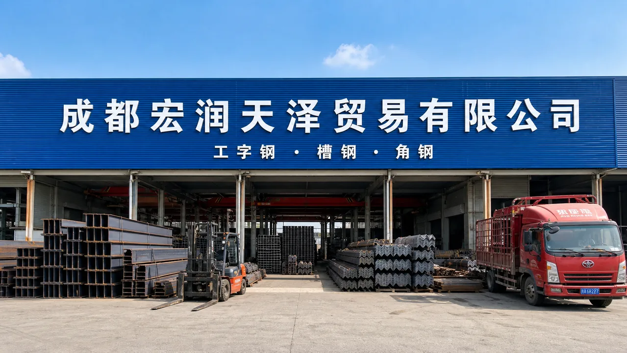 成都宏润天泽贸易有限公司AI辅助门头示意图